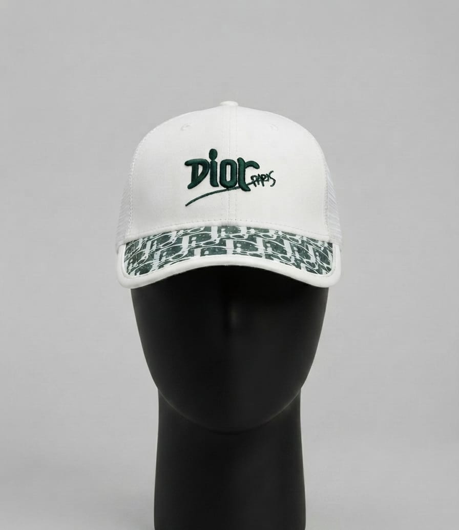 Dior Paris White Cap