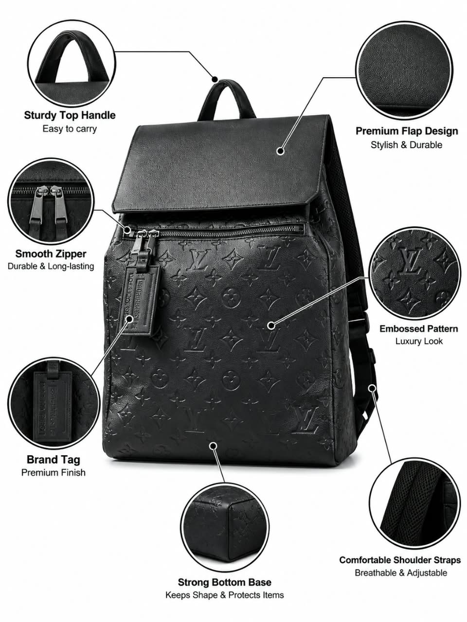 Louis Vuitton Embossed Monogram Bag