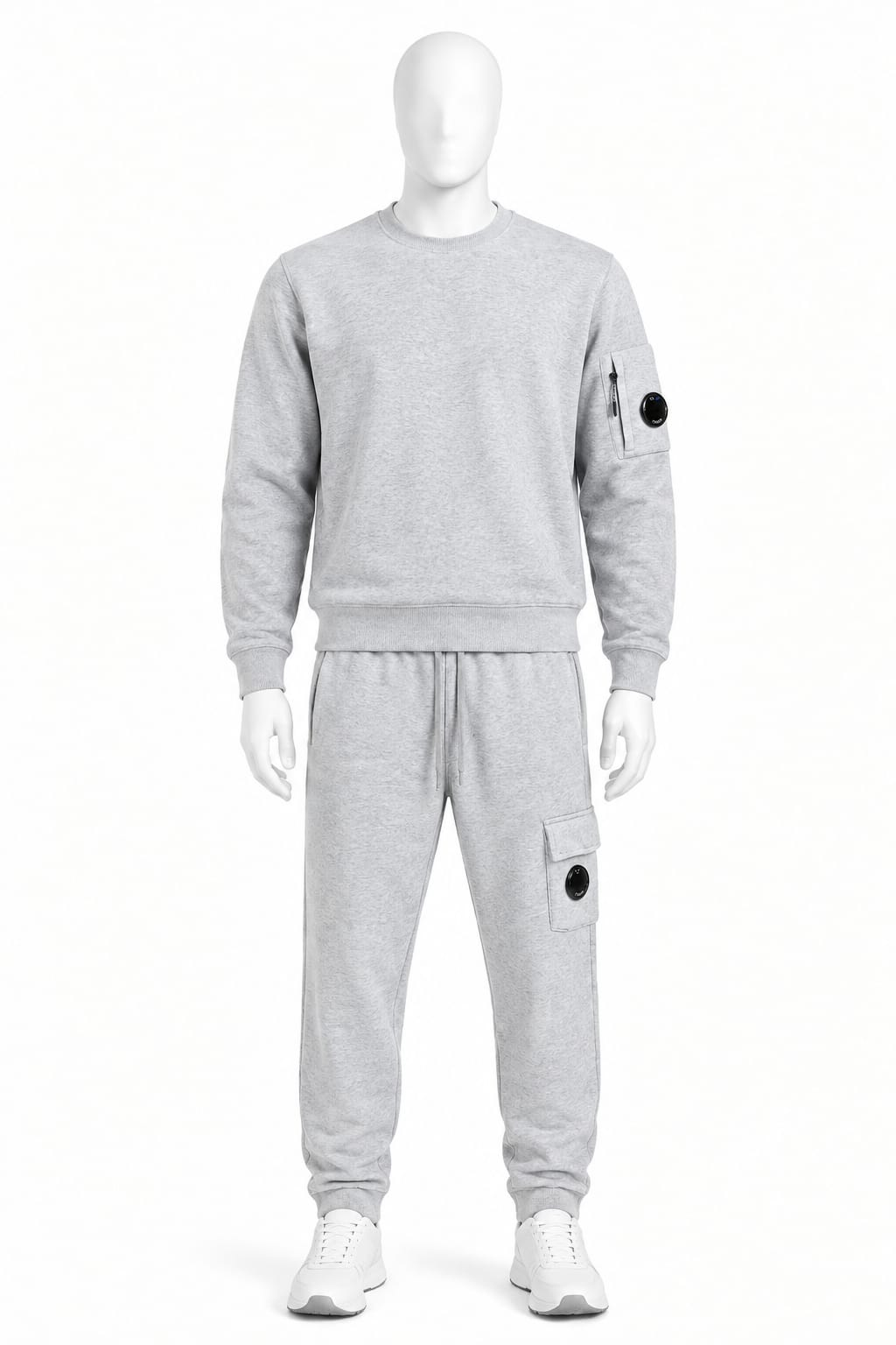 CP Black Lens Crewneck Tracksuit