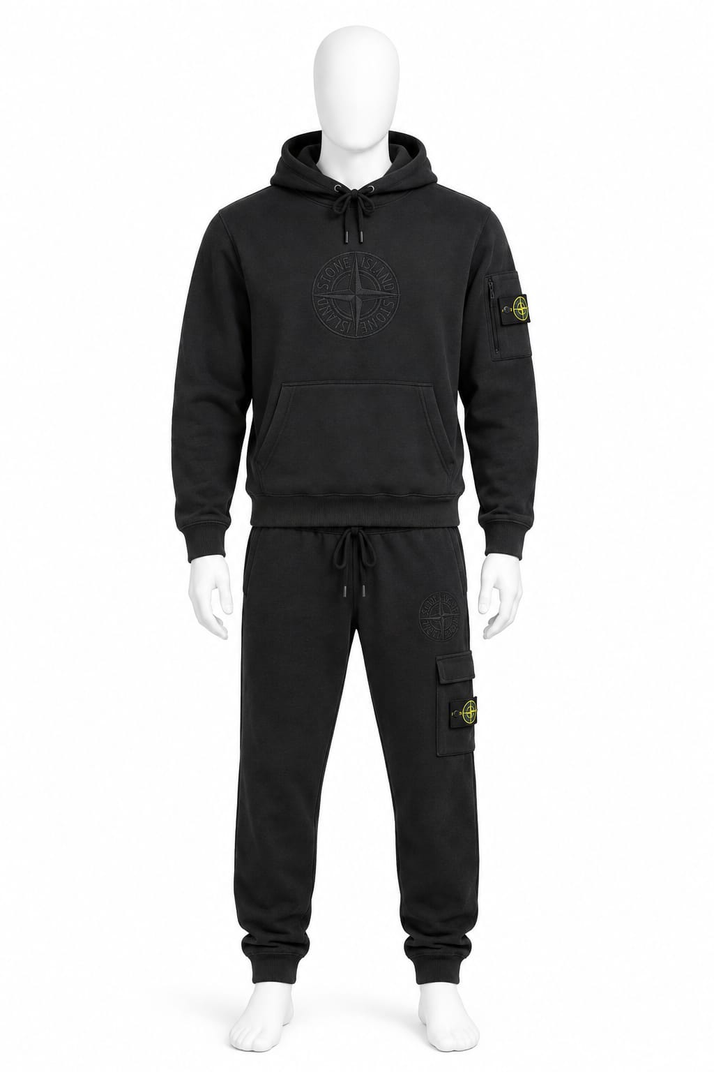 Stone Island Black Compass Tracksuit