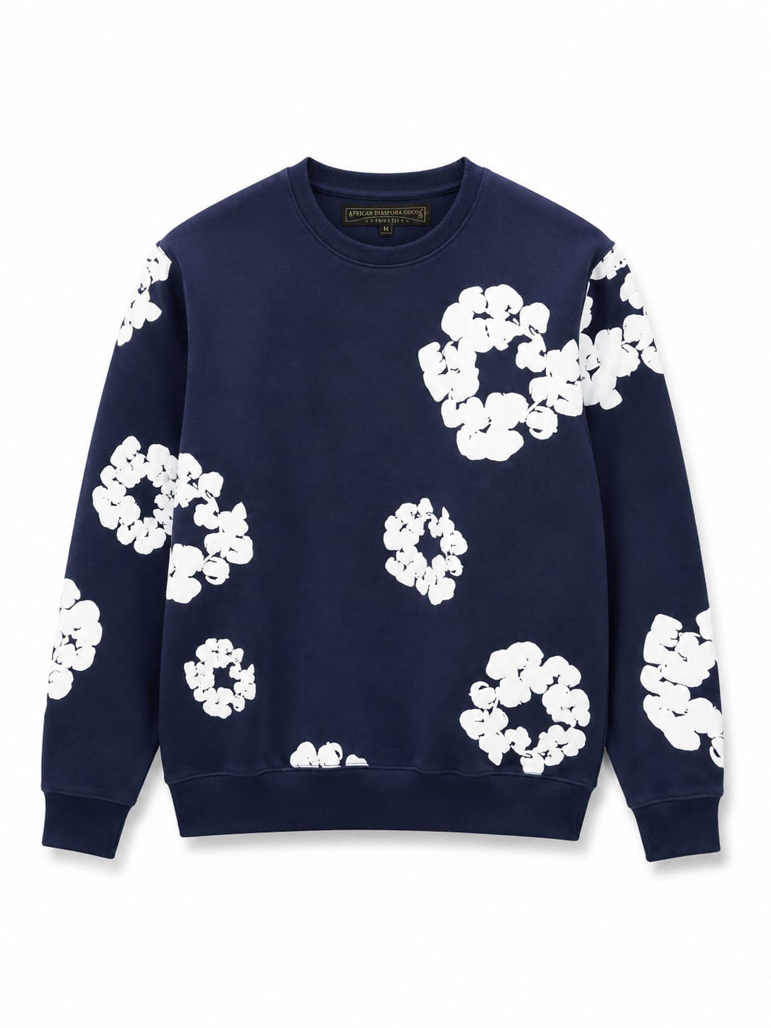Denim Tear Cotton Wreath Sweatshirt
