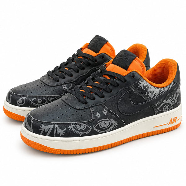 Nike Air Force 1 Low Custom "Halloween / Eyes"