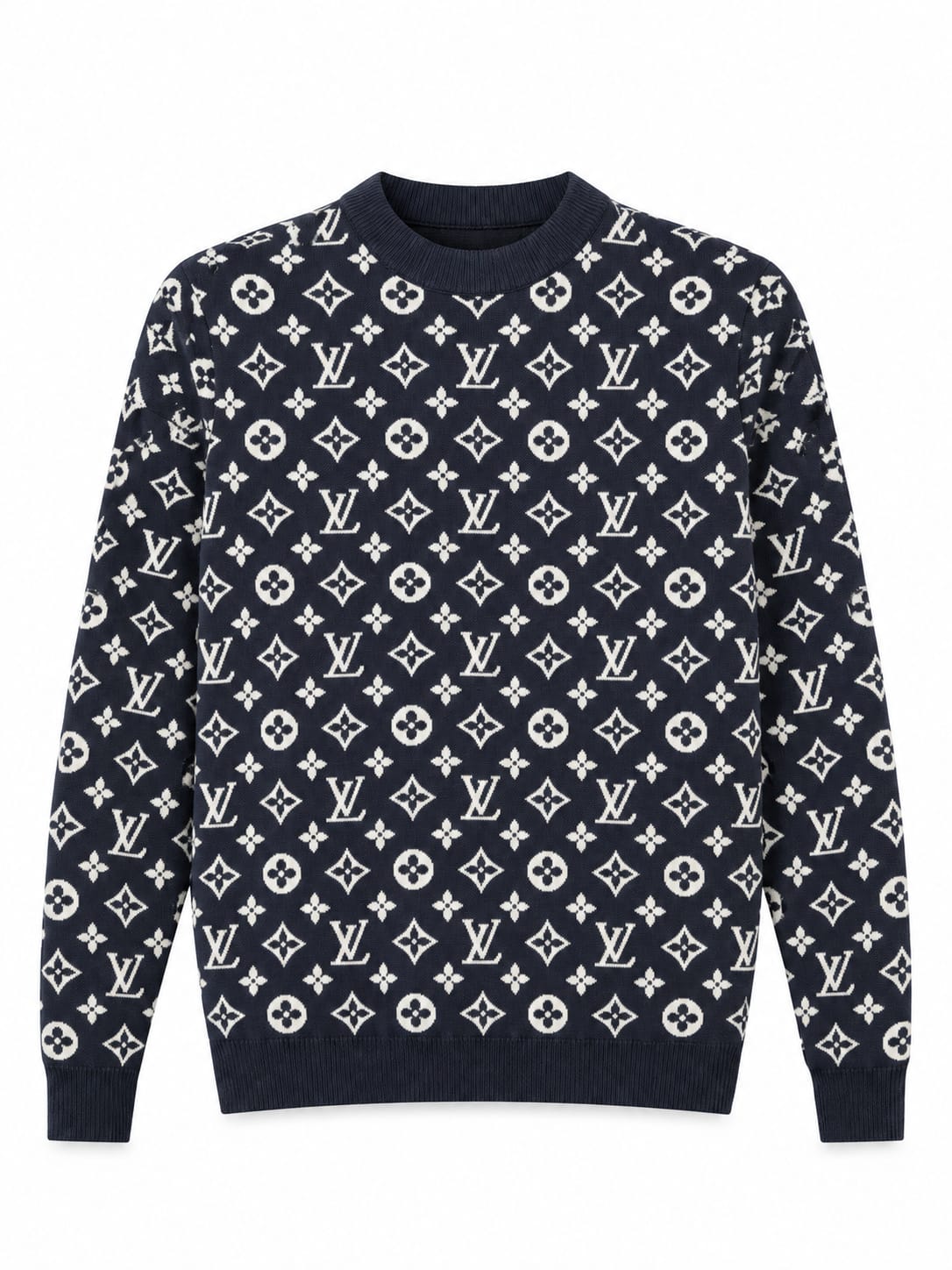 Louis Vuitton Monogram Jacquard Crewneck Sweater