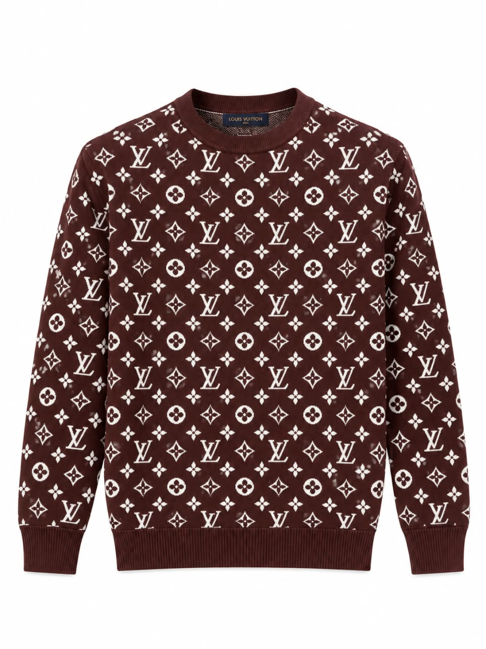 Louis Vuitton Monogram Jacquard Crewneck Sweater