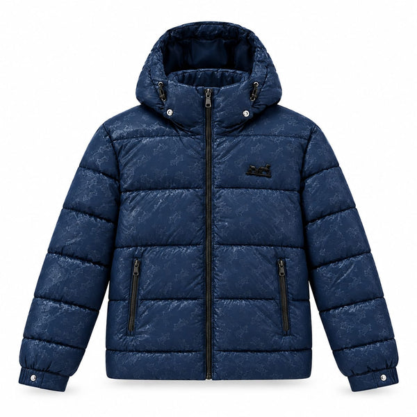Premium Hermes Hooded Puffer Jacket