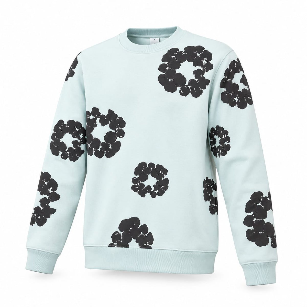 Premium Denim Tear Floral Sweatshirt