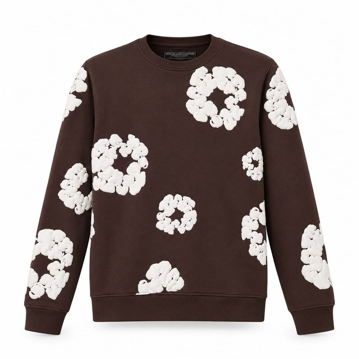Premium Denim Tear Floral Sweatshirt